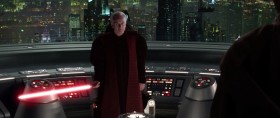 — Именем галактического Сената республики.. Вы арестованы, канцлер.
— Вы угрожаете мне, магистр Винду?
— Вашу участь решит Сенат.
— Это я ваш Сенат! 
— Ещё нет.
— Значит, это измена.
